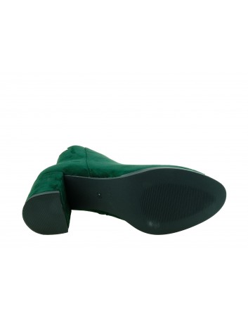 Botki damskie Sergio Leone BT522,Kolor zielony