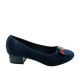 Czółenko damskie Goodin FL308,Kolor granatowy