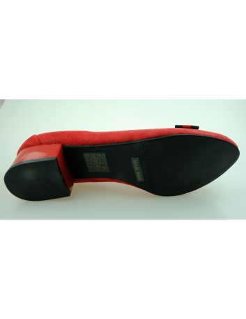 Czółenko damskie Goodin FL308,Kolor czerwony