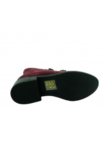 Trzewik damski VINCEZA16080,Kolor bordowy