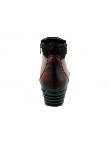 Skórzany botek damski T.Sokolski BK WW009,Kolor czerwony