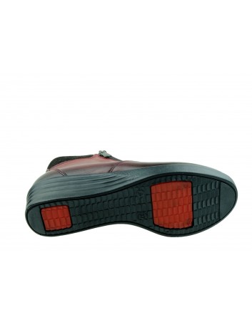 Skórzany botek damski T.Sokolski BK WW009,Kolor czerwony