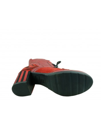 Trzewik damski skórzany Maciejka 03190,Kolor czerwony