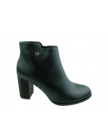 Botki damskie Sergio Leone BT518,Kolor czarny