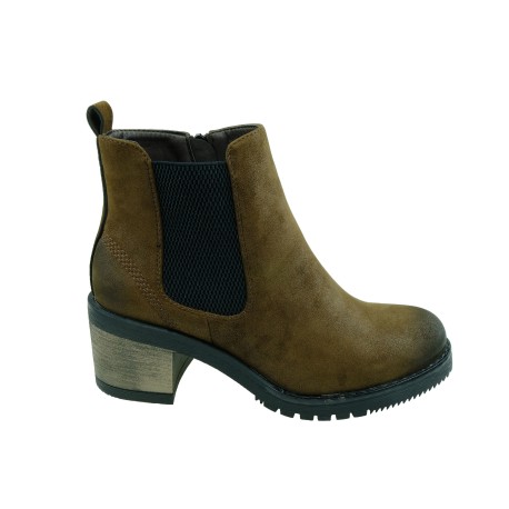 Sztyblet damski Sergio Leone BT702,Kolor brąz