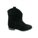 Skórzany botek damski JUMA 2690,Kolor czarny