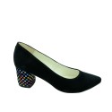 Czółenko damskie JUMA 2711,Kolor czarny