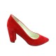 Czółenko damskie JUMA 2676,Kolor czerwony