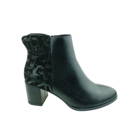 Botki damskie Sergio Leone BT521,Kolor czarny