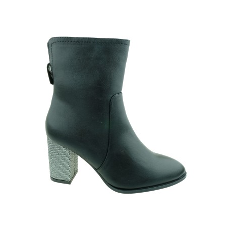 Botki damskie Sergio Leone BT524,Kolor czarny