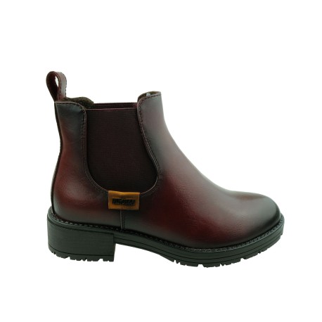 Sztyblet damski VINCEZA HX 20-10477,Kolor bordowy