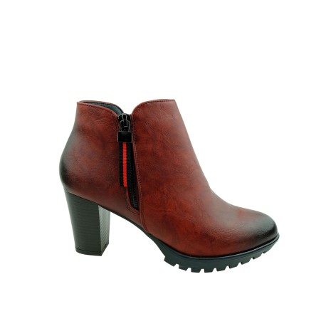 Botek damski Daszyński AR MR1708-21,Kolor czerwony