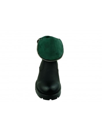 Botek damski VINCEZA HX 20-10478,Kolor czarny z zielonym