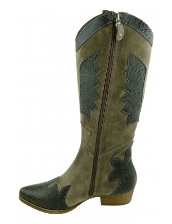 Kowbojki damskie Maciejka 04324,Kolor brązowy