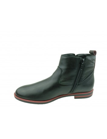 Botek skórzany Gaia Verdi GV SERENA N405 NE,Kolor czarny