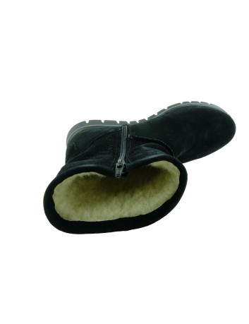 Botek damski skórzany Stella S4048, Kolor czarny