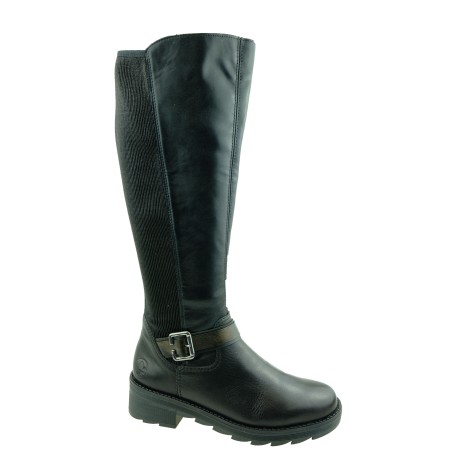 Kozak damski Rieker RIE X0592-00S,Kolor czarny