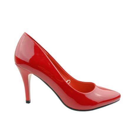 Szpilka damska SERGIO LEONE 1399,Kolor czerwony