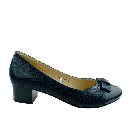 Czółenko damskie VINCEZA 20-10517,Kolor granatowy