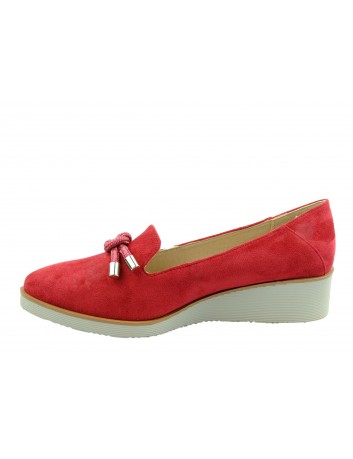 Półbut damski VINCEZA 20-10521,Kolor czerwony