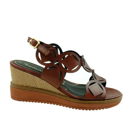 Sandał damski Tamaris 1-28312-24G,Kolor brązowy