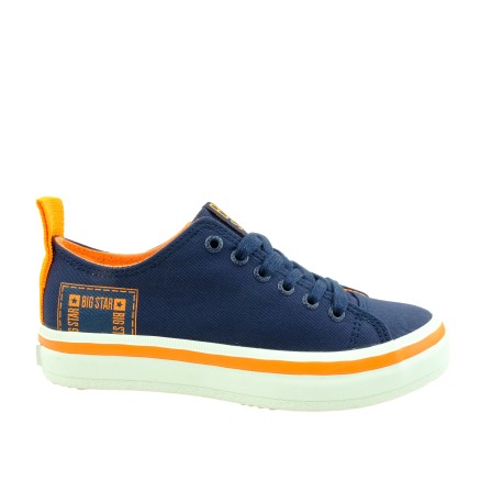 Trampki damskie BIG STAR FF274A070,Kolor granatowy