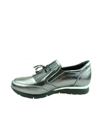 Półbut damski skórzany T.Sokolski BK SW056,Kolor platynowy