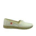 Espadryle damskie BIG STAR FF276026,Kolor beżowy