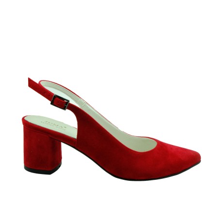 Czółenko damskie JUMA 2438,Kolor czerwony