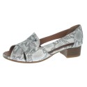 Sandały skórzane damskie LP 0436-425-617  T.Sokolski,Kolor szary
