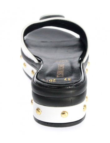 Klapki skórzane damskie T.Sokolski LU G009-2011,Kolor biały