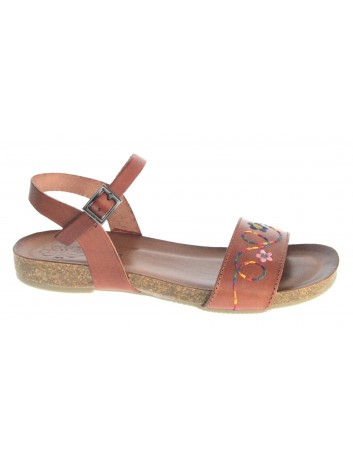 Skórzany sandał damski Hiszpańska marka Porronet L-2416,Kolor brąz