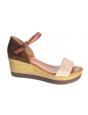 Sandał damski Porronet L-2557 , Kolor brąz