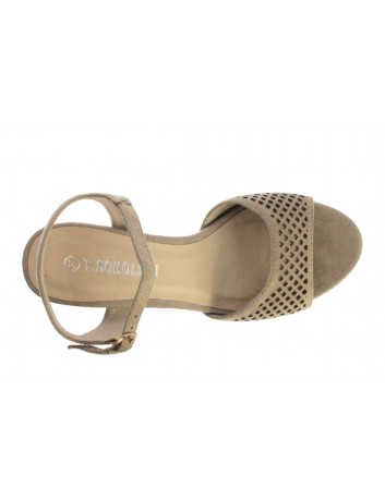 Sandał damski T.SOKOLSKI SK L20-02, Kolor ciemny beż