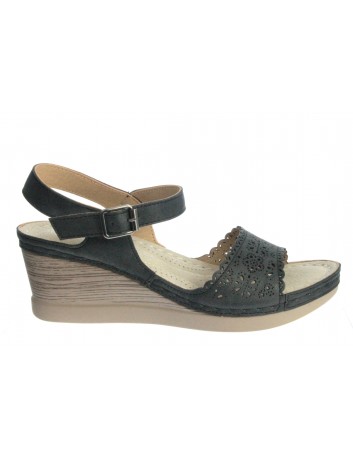 Komfortowy sandał damski T.Sokolski SK L20-28 ,Kolor czarny
