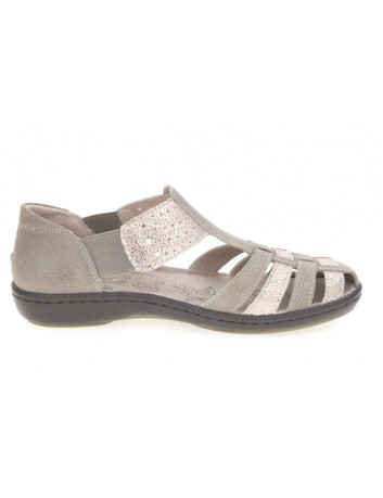 Sandał skórzany damski T.Sokolski FC L20-01,kolor beż złoty