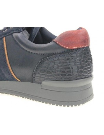 Półbut męski skórzany casual T.Sokolski AA W20-03, Kolor granat