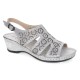 Sandał skórzany damski T.Sokolski FC L20-13,kolor srebrny