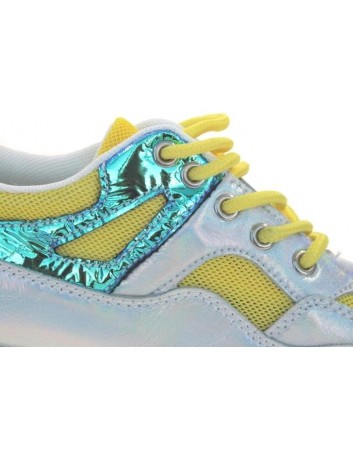 Sportowe Sneakersy skórzany  T.Sokolski FLY W20-04 ,Kolor żółty