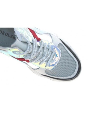 Sportowe Sneakersy skórzany  T.Sokolski FLY W20-05 ,Kolor biały