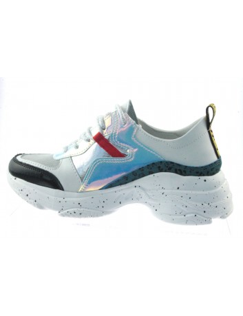 Sportowe Sneakersy skórzany  T.Sokolski FLY W20-05 ,Kolor biały