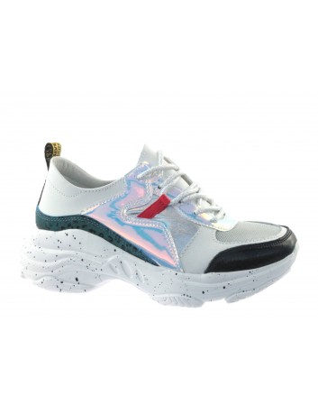 Sportowe Sneakersy skórzany  T.Sokolski FLY W20-05 ,Kolor biały