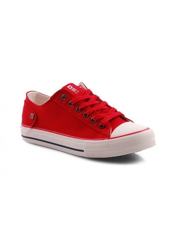 Trampki damskie BIG STAR  DD274339SS20,Kolor czerwony
