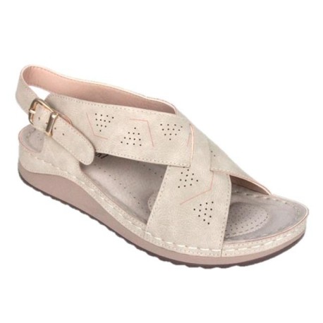 Sandał damski T.Sokolski SIX L20-03, Kolor beżowy