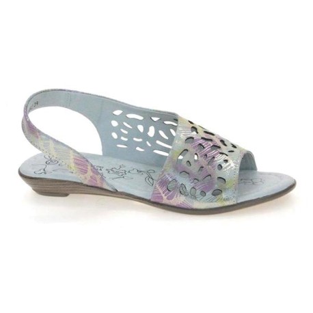 Sandał skórzany damski  T.Sokolski FC L20-05, Kolor kwiat-żółty