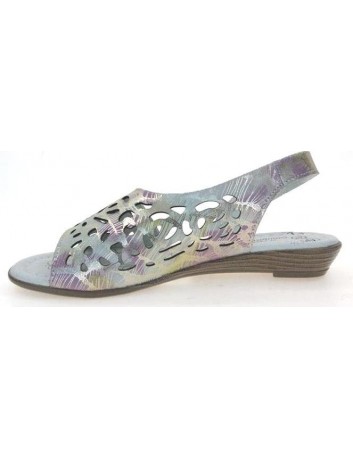 Sandał skórzany damski  T.Sokolski FC L20-05, Kolor kwiat-żółty