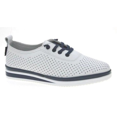 Letni półbut damski T.Sokolski GS W20-16,Kolor biały z granatowym