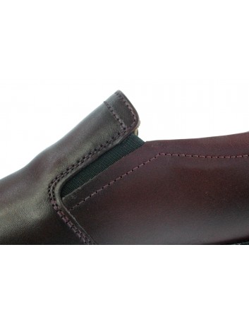 Półbut damski skórzany T.Sokolski BK SW062, Kolor bordowy