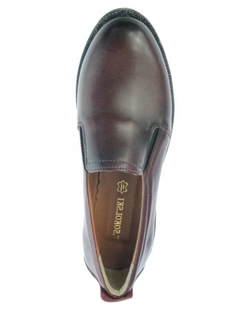 Półbut damski skórzany T.Sokolski BK SW062, Kolor bordowy