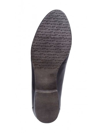 Półbut skórzany damski Tamaris 1-24215-25B,czarny